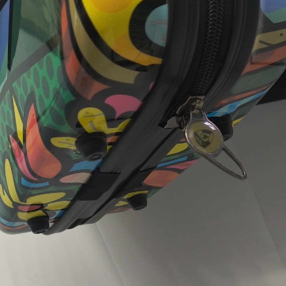 Heys America USA Britto Flowers Hard  Beauty Case Multi-Colored Retired Design - Picture 8 of 16